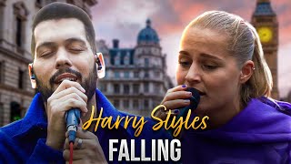 AMAZING Duet In The STREETS Of London  Harry Styles  Falling [upl. by Annadal727]