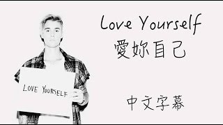 Love Yourself【愛妳自己】Justin Bieber 中文字幕 [upl. by Bently]