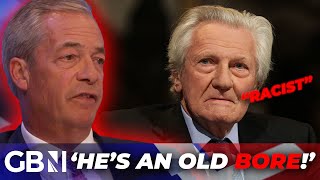 Hes filled with BILE HATRED and INTOLERANCE  Nigel Farage HITS BACK at Michael Heseltine [upl. by Buote]