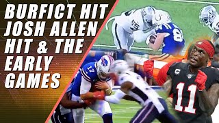 Vontaze Burfict Ejected Josh Allen Hit amp NFL Early Games [upl. by Nic]