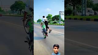 Bike stants  automobile stunt rider wheelie modified attitude exploreviralshortwheeliebike [upl. by Yud128]