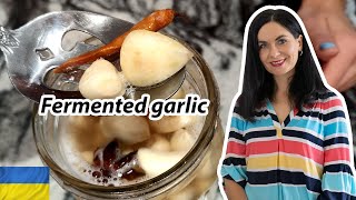 Probiotic in a Jar Fermented Garlic [upl. by Ahselat]