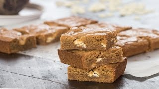 Brown Butter Blondies Recipe [upl. by Eynobe291]