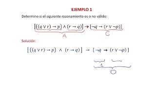 V29 EJ1 VALIDEZ DE UN RAZONAMIENTO [upl. by Leblanc]