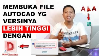 membuka file autocad beda versi autocaderror autocadbedaversi belajaryuk [upl. by Atarman701]