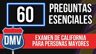 California Examen De Manejo 2024 DMV 60 Preguntas Esenciales [upl. by Ydnim357]