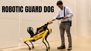 Jaguar Land Rover ROBOTIC GUARD DOG [upl. by Esmerolda]