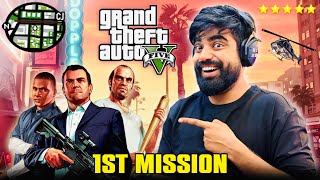 BANK ROBERRY 😍 1st MISSION GTA V Gameplay 1 [upl. by Jangro]