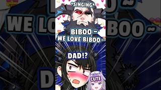 Nerissa feels a bit embarrassed when her dad sings to biboo shorts vtuber hololive [upl. by Bennion]