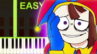 POMNI ABSTRACTED  The Amazing Digital Circus  EASY Piano Tutorial [upl. by Corri]