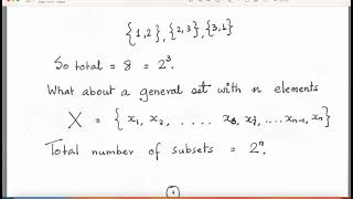 How to count the subsets of a finite set [upl. by Gustavus]