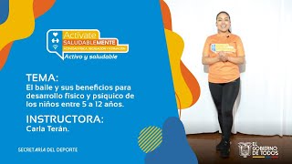 Clases de bailoterapia para niños y niñas con Carla Terán [upl. by Nageet849]