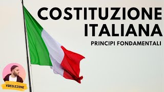 EDUCAZIONE CIVICA  La Costituzione italiana e i primi 12 articoli [upl. by Naasah]