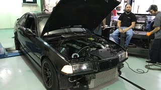 1999 BMW M3 S52 Turbo Dyno Run 503whp [upl. by Benilda548]