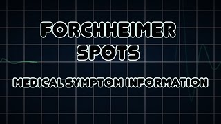 Forchheimer spots Medical Symptom [upl. by Lisk]