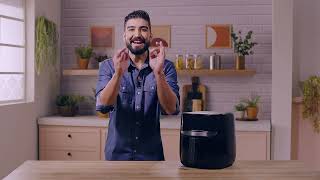 Tutorial de uso Airfryer Ichef AllSpace Vision Max Original Polishop [upl. by Kevina]