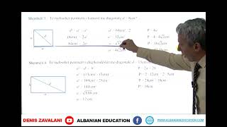 7 02 087 Java 22 Matematikë Ushtrime Perimetri dhe syprina e sipërfaqes paralelograme 2 [upl. by Williamson]