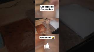 Comment faire un couvre livre en cuir shorts tuto cuir [upl. by Chessa]