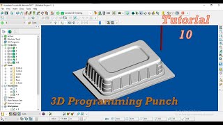 Delcam 2017 3D Programming Punch Complete Tutorial In Hindi [upl. by Corissa790]