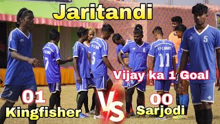 Mako fc  Kingfisher 🆚 Sarjomdi football match at jaritandi 2023  highlights match [upl. by Lebatsirc]