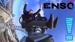 ENSO FIRST RIDE amp Review  Blackpool Pleasure Beach [upl. by Laban]