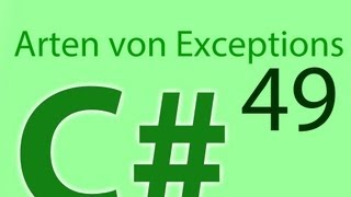 C Arten von Exceptions  Folge 49 [upl. by Ravi]