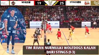 RIVAN NURMULKI WOLFDOGS NAGOYA VS STINGS 13  SV LEAGUE 2024 [upl. by Ecinwahs]