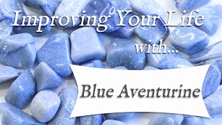 BLUE AVENTURINE 💎 TOP 4 Crystal Wisdom Benefits of Blue Aventurine Crystal Stone of Inner Strength [upl. by Diamante636]