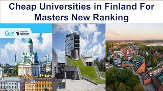 CHEAP UNIVERSITIES IN FINLAND FOR MASTERS NEW RANKING [upl. by Naujud849]