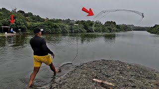 A TAINHA PASSA quotRASGANDOquot A AGUA  PENANGKAPAN IKAN [upl. by Oria]