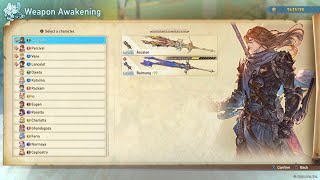 ENGINA Balmung Awakening Weapon  Granblue Fantasy Relink Gameplay PS4 Pro [upl. by Nesila119]