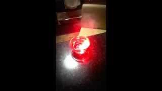 Lithium reacting with water [upl. by Reffotsirk]