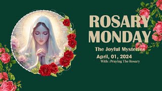 Rosary Monday 🌹 Daily Holy Rosary I April 1 2024 I The Joyful Mysteries [upl. by Nevram945]