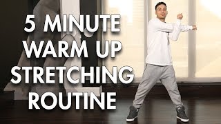 5 minute Warm up  Stretching Routine Dance Tutorial  MihranTV [upl. by Morven128]