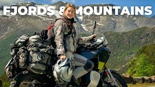 Solo Motorcycle Camping trip through Norways Majestic Fjords and Mountains on a Norden 901 S5E2 [upl. by Eartnoed79]