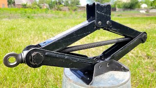 Brilliant Idea From Old Car Jack Powerful Homemade Vise from an Old Car Jack [upl. by Filemon]