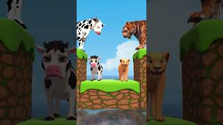 Knowledge vs Money With Cartoon Cow vs Tiger What Do Choose Shorts Cartoon Viral shortsfeed [upl. by Oehsen685]