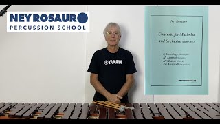 Ney Rosauro teaches how to play his MARIMBA CONCERTO N1 with Portuguese subtitles [upl. by Yasdnil669]