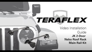 TeraFlex Install 2Door Nebo Roof Rack [upl. by Micah352]