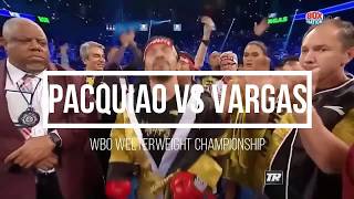 Pacquiao VS Vargas Full Highlights HD [upl. by Clava]