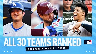 MLB Power Rankings  Second half of 2024 All 30 teams ranked [upl. by Fidelio]