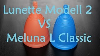 Period Talk  Lunette Modell 2 vs Meluna L Classic Cup Vergleich [upl. by Binni]