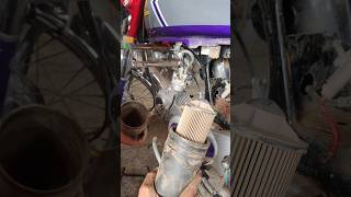 Check condition filter and replacementshortvideo pakbikerepairing viralvideo motorcylcerepairsho [upl. by Leahcimal]