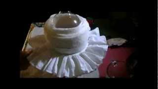 Starching an Elizabethan Ruff [upl. by Biddy]