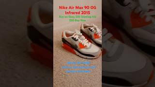 Nike Air Max 90s OG Shoes A must buy cheap price Link to Ebay in comes and dis shoes [upl. by Anallij]