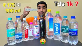 Measuring TDS Of All Bottles  Itna Mehnga Paani Peete Hai Celebrity [upl. by Kalli]