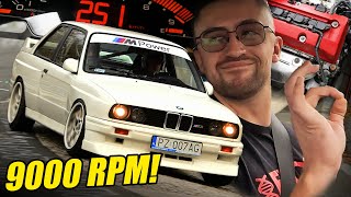 PERFECTION 9000RPM BMW E30 M3 F20C Honda S2000 Swap   Nürburgring [upl. by Llewol]