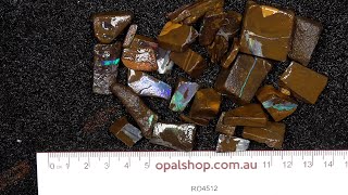 Ro4512  Boulder Opal parcel from Queensland Australia [upl. by Ytissac]