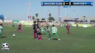 COPA SANTOS PEÑOLES 12VA EDICION ACADEMIA SOCCER CLUB TORREON VS SANTOS PEÑOLES 1ER TIEMPO [upl. by Kcirb57]