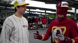 Interview with Redskins Fan Super Skin [upl. by Lesoj]